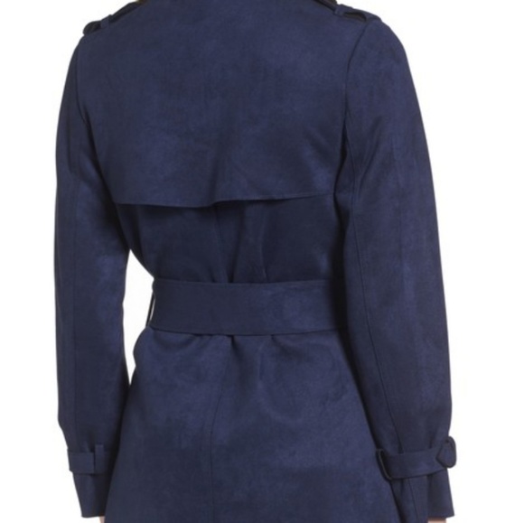 Blue Hues Trench Coat - Picture 3 of 3